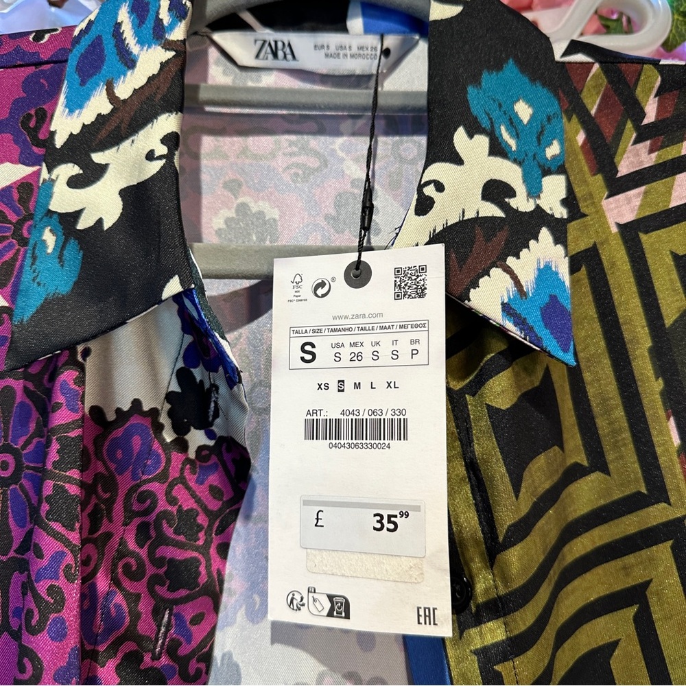 ZARA BLOUSE NWT - Picture 5 of 9